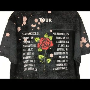 Guns and Roses tour t shirt Rise as 1NE men’s 2XL